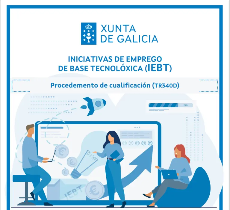 Xunta de Galicia. INICIATIVAS DE EMPREGO DE BASE TECNOLÓXICA (lEBT). Procedemento de cualificación (TR340D)