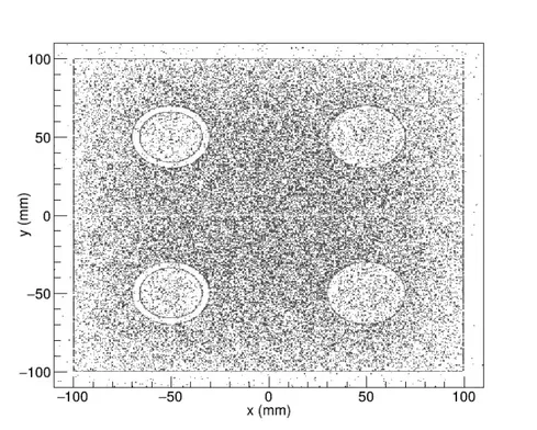 Concrete radiography simulation