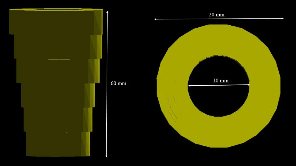 Simulation of a pipe